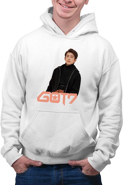 OEM Got7 Jinyoung and Idol Korean American Winter Concept Men's Hoodie