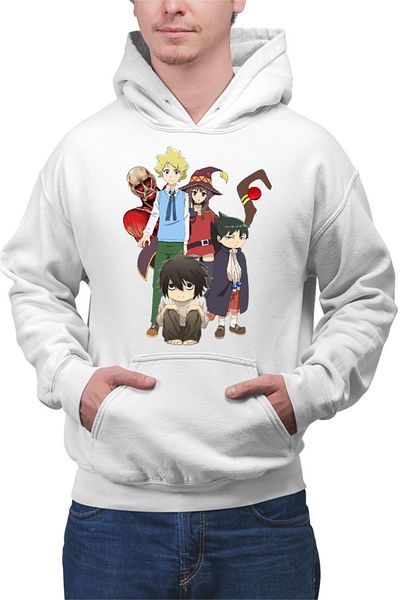 OEM Hanorac barbati Muhyo Roji Taro AOT Collosal Titan Konosuba Megumi Death Note