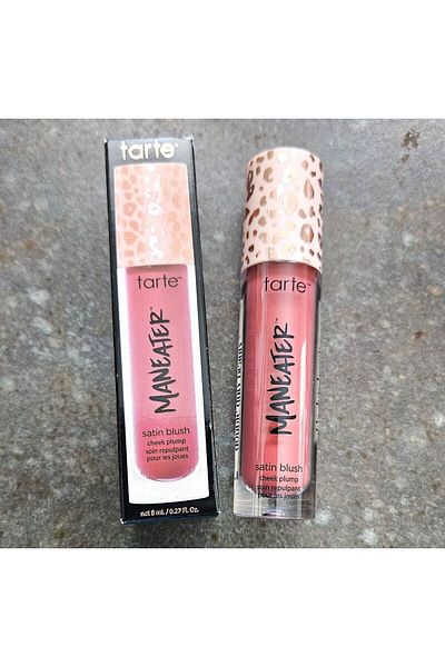 Tarte Tarte Maneater Satin Blush in Raspberry Pink Full Size 0.27 oz