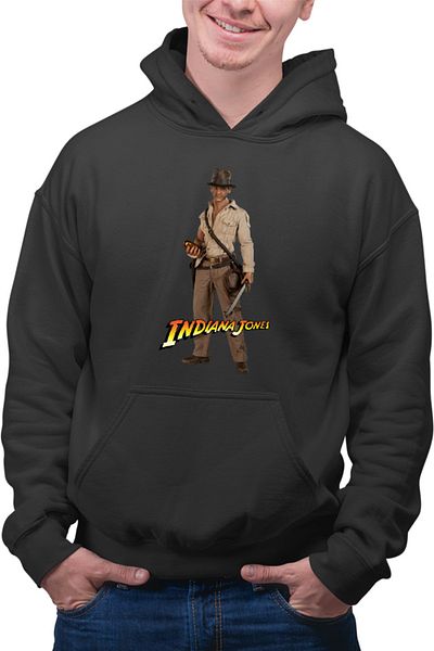 OEM Men's hoodie Indiana Jones Travel Treasure Adventure Figure