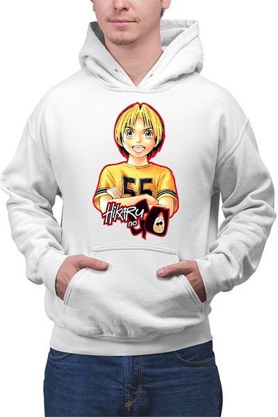 OEM Men's Hoodie Hikaru no Go Mind Game Anime Otaku Takeshi Obata