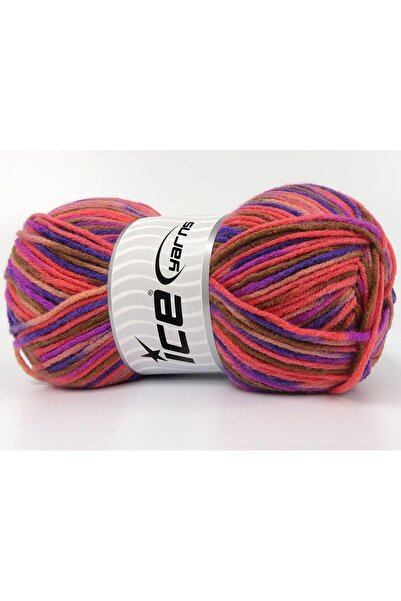 Ice yarns مجموعة من 4 × 100 جرام من خيوط آيس يارنز للحفلات، ظلال وردية، ظلال ...