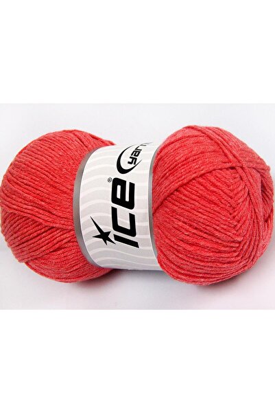 Ice yarns مجموعة من 4 خيوط من خيوط Ice Yarns LORENA (50% قطن) خيوط سلمون فاتح...