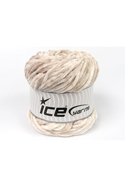 Ice yarns 2 × 150 جرام. ألوان الشينيل سبلاش من الألياف الدقيقة، ألوان بني، سل...
