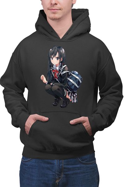 OEM Hanorac barbati OreGairu Yukino Yukinoshita Snow Panda School Girl