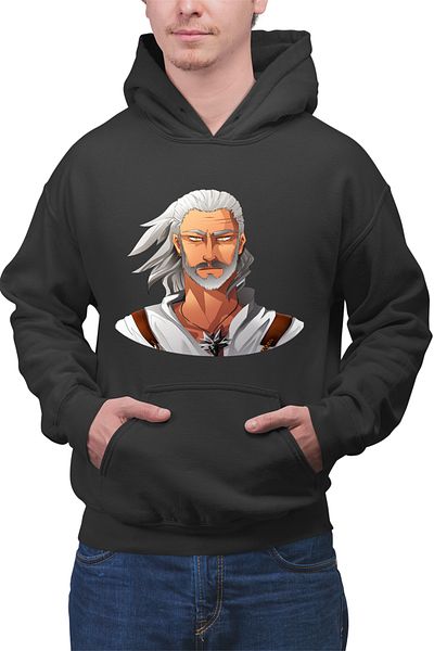 OEM Hanorac barbati The Witcher Geralt of Rivia Minecraft Tlaucher