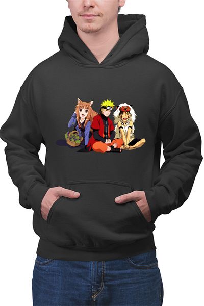 OEM Men's Hoodie Spice And Wolf Holo Naruto Anime Eater
