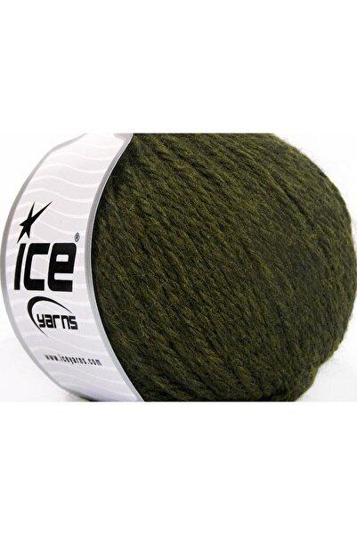 Ice yarns 3x100 جرام. صوف سوبر بولكي، أكريليك، أخضر داكن، شتوي، صوف، سميك جدًا