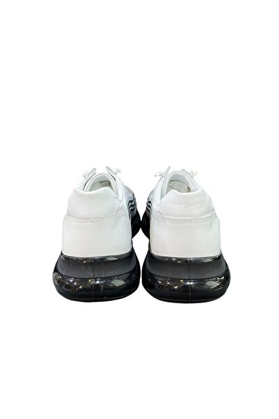 Libertino Erkek Beyaz Hakiki Deri Sneaker