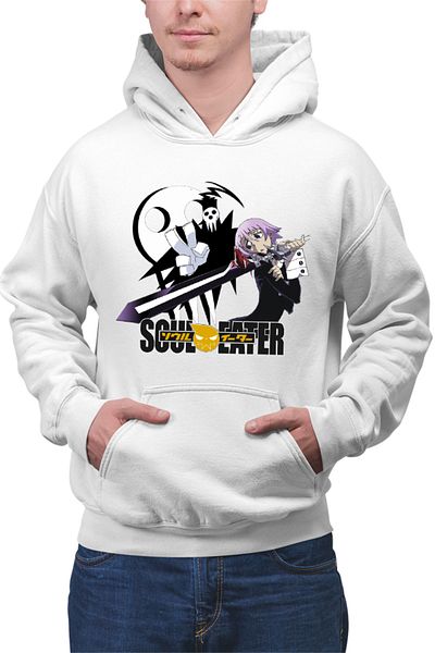 OEM Men's Hoodie Soul Eater Death The Kid Crona Psychic Anime Comedy