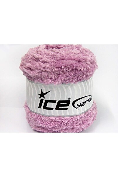 Ice yarns 3x100 جرام. كعكة باندا من الألياف الدقيقة بلون أرجواني فاتح، ناعمة،...