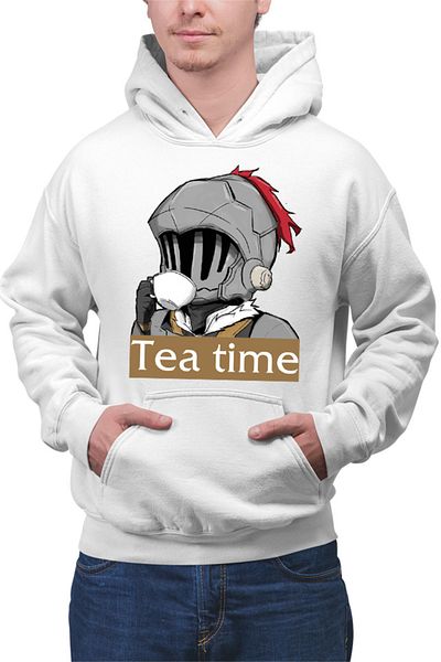 OEM Men's Hoodie Goblin Slayer Tea Time Break Anime Rapid Armor Bebe