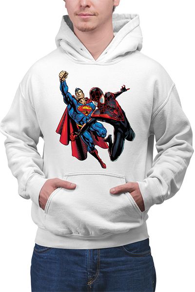 OEM Men's sweatshirt Spiderman Superman Mission Venom