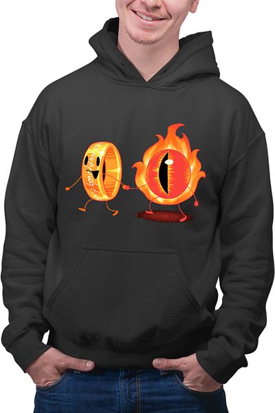 OEM Hanorac barbati Lord of the Rings Eye Cute Illustration Friends Drama