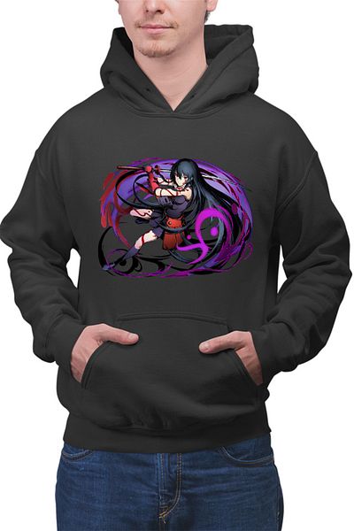 OEM Men's Hoodie Akame ga Kill Flame Moon Kunoichi Power Dragon Ball