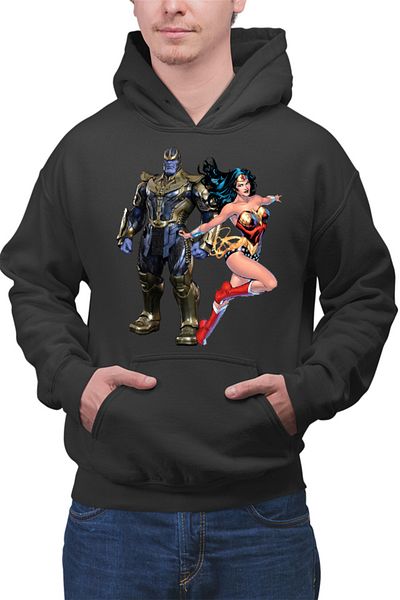 OEM Men's Hoodie Thanos Wonder Woman Hero Villian Star