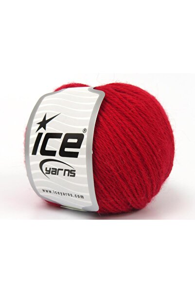 Ice yarns 4x50 جرام. بيبي ألباكا، صوف الألبكة الأحمر الفاخر، الألبكة، صوف الم...