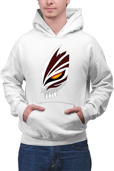 OEM Men's hoodie Bleach Hallow Mask Ichigo Kurosaki
