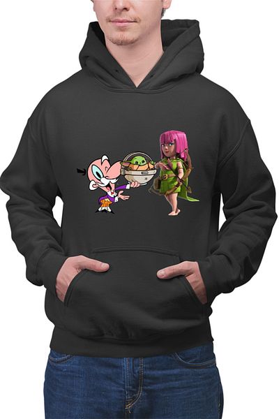 OEM Hanorac barbati Clash of Clans Powerpuff Girls Mayor Star Wars Baby Yoda