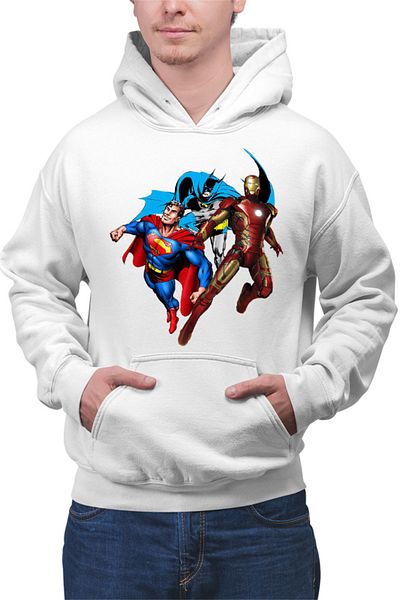 OEM Men's Hoodie Ironman Technology Batman Superman DC Superhero