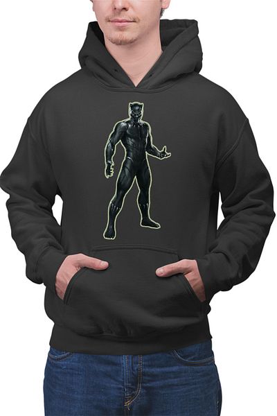 OEM Men's hoodie Black Panther Wakanda Kingdom Stan Marvel
