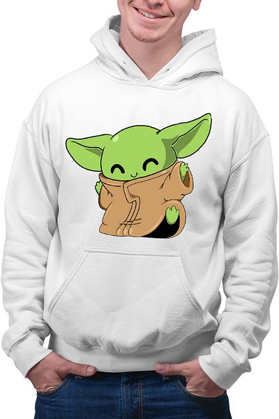 OEM Men's Hoodie Baby Yoda Dance Happy Fun