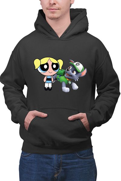 OEM Hanorac barbati The Powerpuff Girls Bubble Paw Patrol Happy