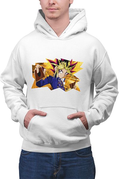 OEM Men's Hoodie Yu-Gi-Oh! Card Yugi Mutou Anime Kazuki Takahashi