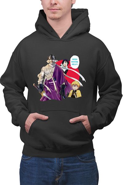 OEM Men's Hoodie Rurouni Kenshin Antagonist Need Anime Cartoons