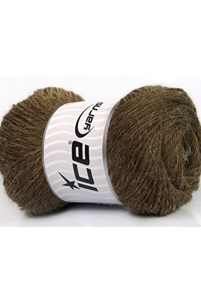 Ice yarns 4x100 جرام. صوف نورسك الفاخر، ألبكا بني داكن فاخر، ألبكا، شتوي، صوف