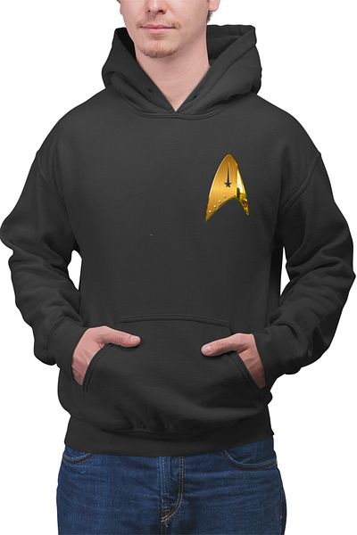 OEM Men's sweatshirt Star Trek Communicator Badge Teleport