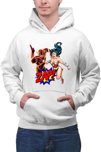 OEM Hanorac barbati The Flash Wonder Woman Girl Power