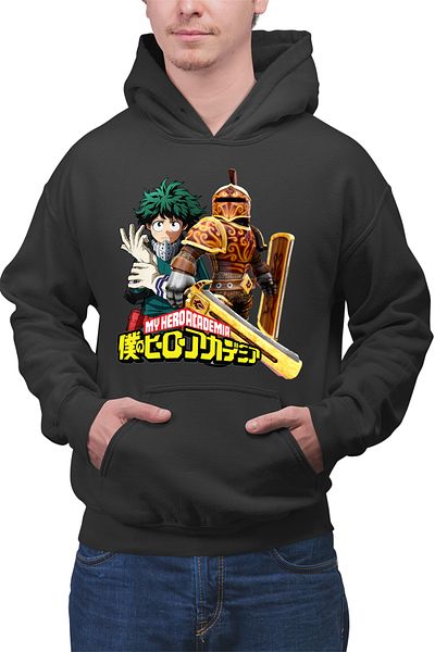 OEM Men's Hoodie Roblox Knight My Hero Academia Deku Anime