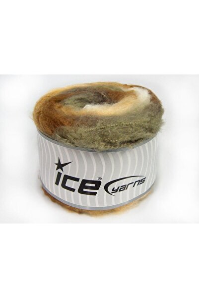 Ice yarns 2 × 150 جرام. أقمشة مخملية ناعمة، ألوان كريمية أكريليك فاخرة، ألوان...