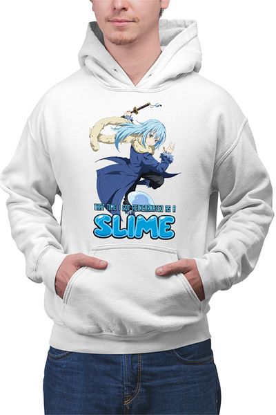 OEM Men's hoodie TenSura Slime Isekai Rinmuru OP Overpower Strong