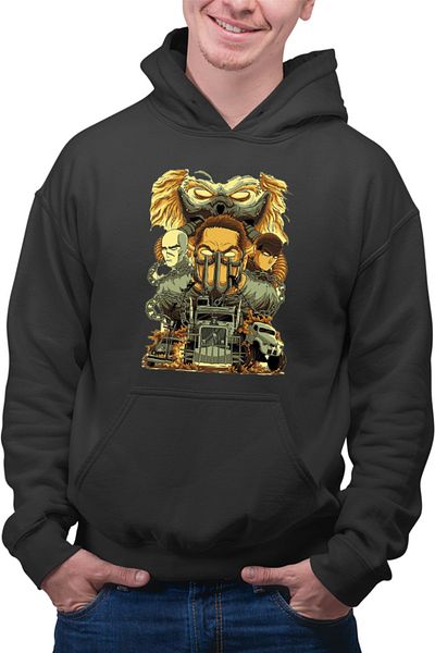 OEM Men's hoodie Mad Max Post Apocalyptic Mel Gibson Societal Collapse