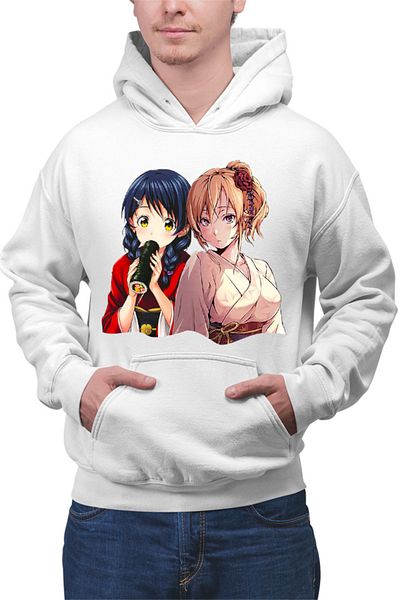 OEM Men's hoodie Food Wars Erina Megumi Matsuri Japan Kimono