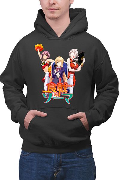 OEM Men's Hoodie Food Wars Erina Alice Hisato Fan Anime Shokugeki