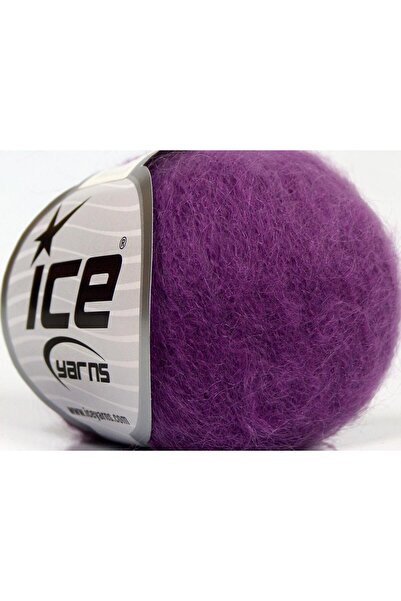 Ice yarns 6×25 جرام. خيوط SUPERKID MOHAIR فائقة النعومة، ميرينو، شتوية، رقيقة...