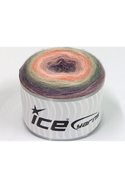 Ice yarns 2 × 150 جرام. خيوط الكيك موهير، صوف، أكريليك فاخر باللون الوردي، ال...