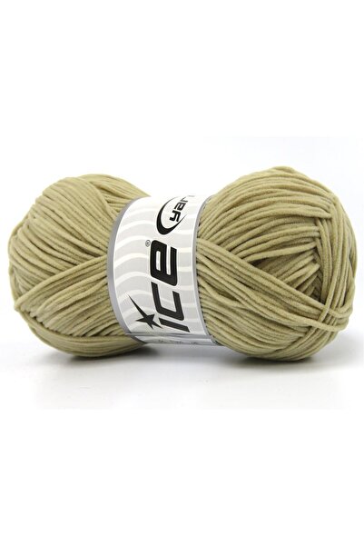 Ice yarns 6×50 جرام. نوبوك شينيل من الألياف الدقيقة باللون البيج الداكن للشتا...