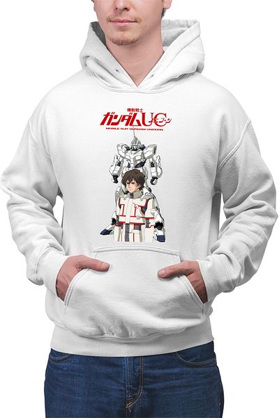 OEM Men's and women's Mobile Suit Unicorn sweatshirt