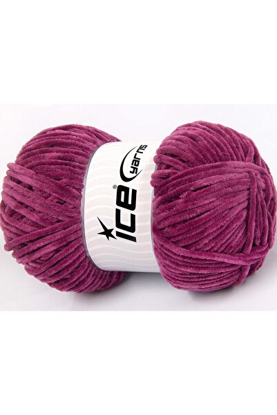 Ice yarns 4x100 جرام. شينيل بيبي لايت ميكرو فايبر أوركيد شتوية، للأطفال، شينيل