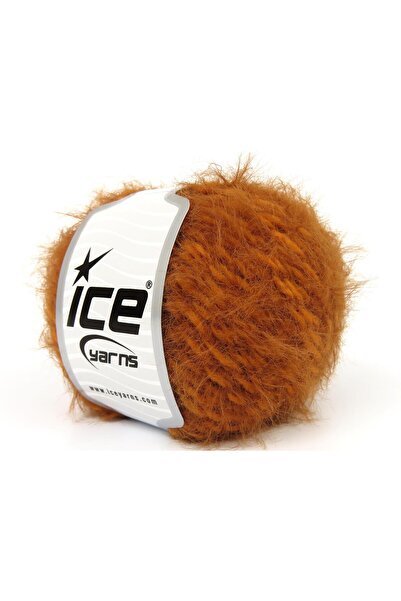 Ice yarns 6×50 جرام. فرو ميرينو ذهبي داكن فاخر، ميرينو، شتوي، صوف