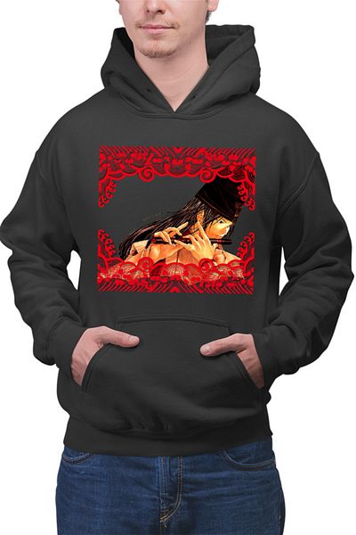 OEM Men's Hoodie Hikaru no Go Fujiwara no Sai Traditional Japanese Flute