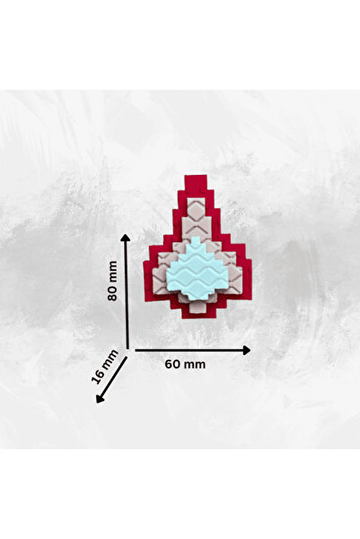 Lulu's Prints Figurina fruct Elephant Ears din Grow a Garden, Roblox, multicolor, plastic, printat 3D, 80x60x16 mm