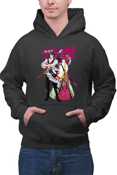OEM Men's Hoodie Magi The Labyrinth of Magic Kougyoku Queen Hakuryuu Guardian