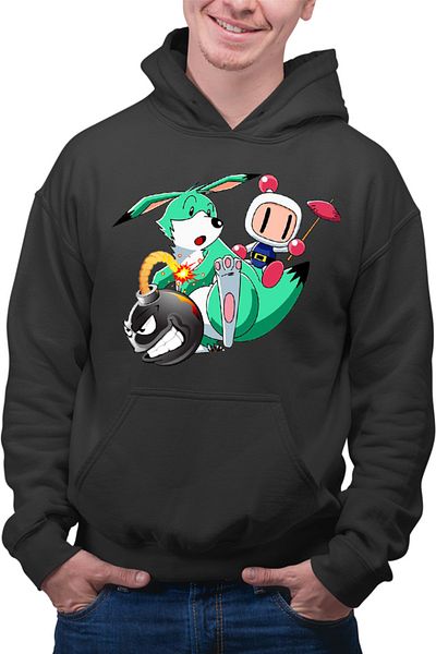 OEM Hanorac barbati Bomberman Pokemon Children Game Vintage