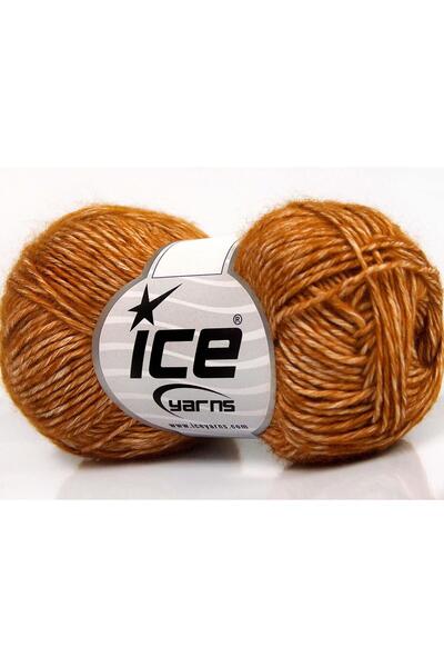 Ice yarns 8x50 جرام. خيوط دنيم أكريليك، خيوط قطنية ذهبية صيفية، قطن