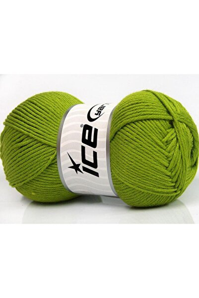 Ice yarns (4 قطع 100 جرام) بيبي سوفتي أكريليك، نايلون 4 عبوات باللون الأخضر